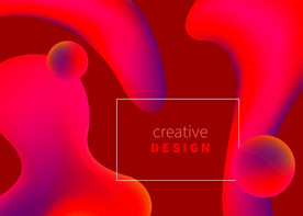 创意商业综合体海报不规则图形