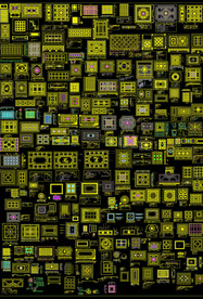 整木吊顶cad图库