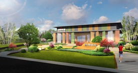 售楼部花径效果图