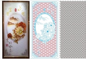 花开富贵 吉祥如意 底纹