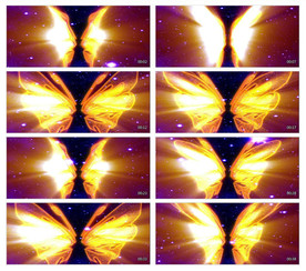 唯美梦幻朦胧光点光晕转场空镜头