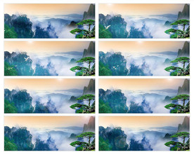 中国风水墨烟雾粒子视频素材