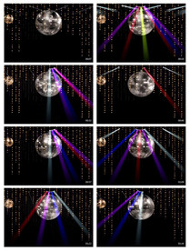 万花筒梦幻朦胧光点光晕转场镜头