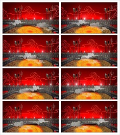 高清炫酷舞台效果LED视频