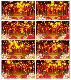 梦幻唯美金色星光烟雾宇宙星空