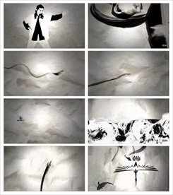 中国风水墨烟雾粒子视频素材