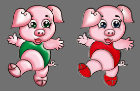 卡通猪