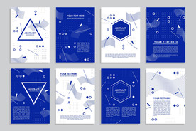 六款矢量抽象背景打包下载