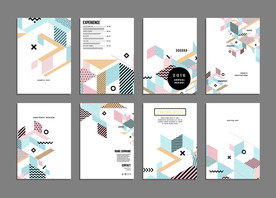 8款矢量抽象背景打包下载