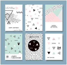 六款矢量抽象背景打包下载