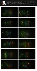 唯美梦幻朦胧光点光晕转场空镜头