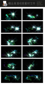 唯美梦幻朦胧光点光晕转场空镜头