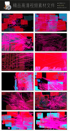 高科技科幻视频显示器LED视频