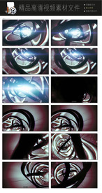 音响喇叭传播蓝圈转场LED视频