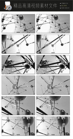 高科技科幻视频显示器LED视频