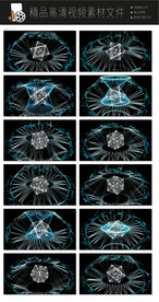 震撼大气开场粒子视频智能视频