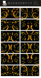 绚丽彩色光点灯光秀LED视频