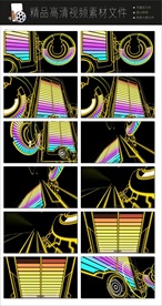 机械穿梭动感迪吧视频背景空镜头