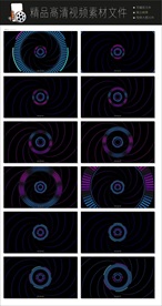 方块魔术歌舞视频背景空镜头