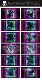 万花筒VJ动态背景视频空镜头