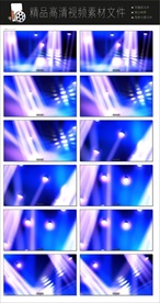 创意梦幻灯展光效闪烁变幻空镜头