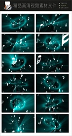 炫丽音符灯光视频合成转场空镜头