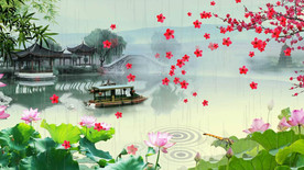 江南雨 舞蹈LED视频成品