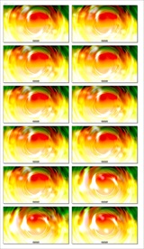 晚会婚礼唯美金色粒子瀑布视频