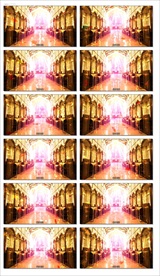 欧式婚礼背景教堂天使翅膀羽毛飘