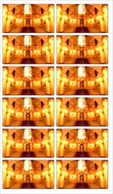 欧式婚礼背景教堂天使翅膀羽毛飘