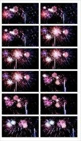 粒子星光旋转万花筒vj视频婚礼