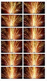 粒子星光旋转万花筒vj视频婚礼