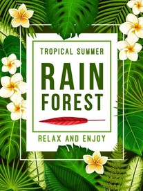 花卉绿植绿叶矢量素材