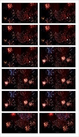 粒子星光旋转万花筒vj视频婚礼