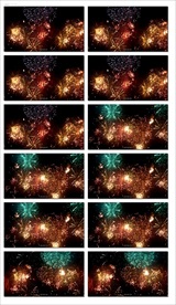 粒子星光旋转万花筒vj视频婚礼