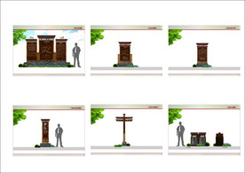 藏式导视藏族系统 景区导视系统