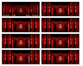 清新绿色光影光线梦幻光效视频