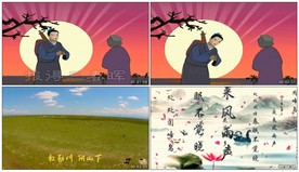 新学堂歌 LED背景视频素材