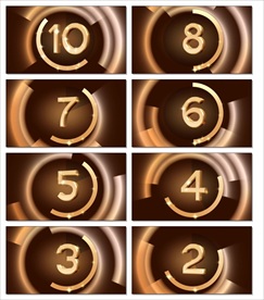 震撼炫酷10秒大气倒计时转场