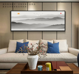横幅山水装饰画