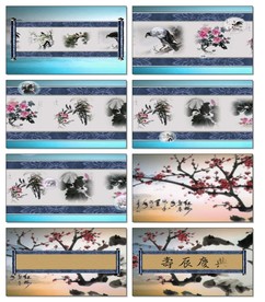 古典舞蹈 忆江南 舞台背景视频