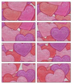 梦幻唯美爱心视频LED大屏片头