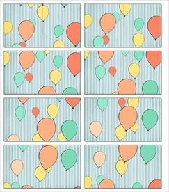 儿童动画卡通蓝天气球视频背景