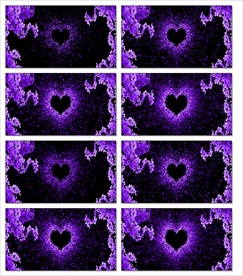 梦幻唯美爱心视频LED大屏片头