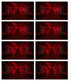 红双喜婚礼喜字蜡烛背景视频