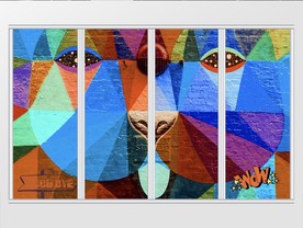 工装风涂鸦简约移门