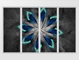 时尚大气现代羽毛移门