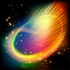 炫彩光影几何图形光线