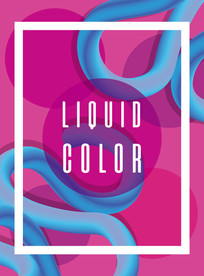 创意质感几何图形炫彩海报