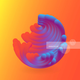 创意质感三维立体几何图形抽象图